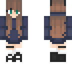 blue hoodie girl