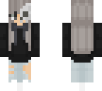 emo skull girl