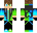 green and blue cool boy