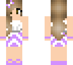 light purple beach girl