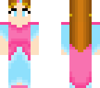 pink and blue princess