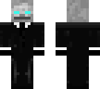skeleton in a suit