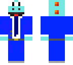 yoshi in blue suit