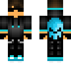 badass blue hoodie