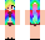 bikini rainbow girl