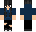 black hair
