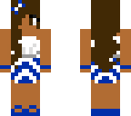 blue beach girl