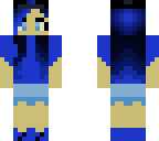blue girl
