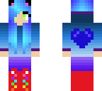 blue girl