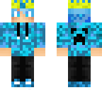 king blue flaming guy