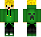 me in gren jumper