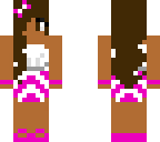 pink beach girl