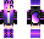purple wolf girl