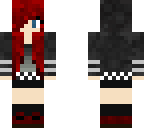 scene girl with red hair