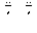 black and white