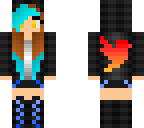 blue fire bird girl