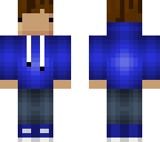 blue fish man