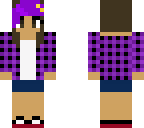 bri but her bangs are purple