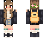 chara school girl cat