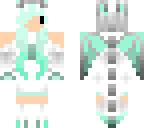 chibi mint dragon girl