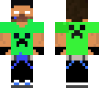 creeper shirt herobrine