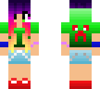 cute creeper red girl