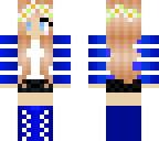 fixed blue striped girl