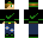green and black nike boy