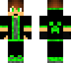 green creeper hoodie