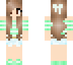 green outfit