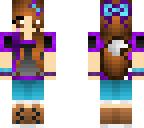 me skin purple hair 9 point 0