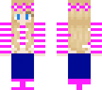 pink crop girl