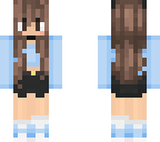 baby blue tumblr girl