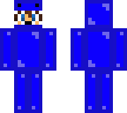blue dino man