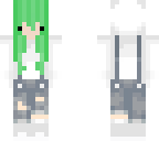 chibi green hair