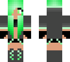 cool green girl