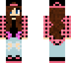 cute pink tumblr girl