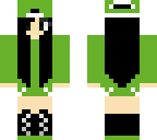 green cool girl
