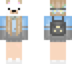 polar bear with nice face under  mask