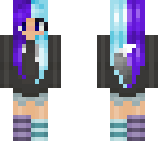 purple and blue