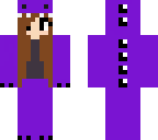 purple dino girl