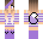 purple kitty girl