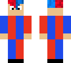 red and blue
