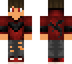 red black dragon boy