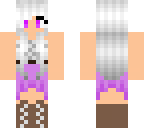 starlight in a dress with purple eyes