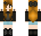 black flower girl