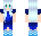 blue girl