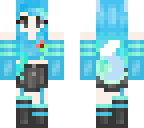 blue werewolf girl
