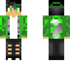 cool werewolf green sweater