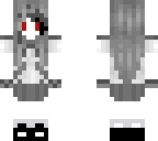 goth emo red eyed girl